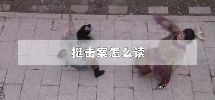梃击案怎么读