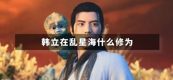 韩立在乱星海什么修为