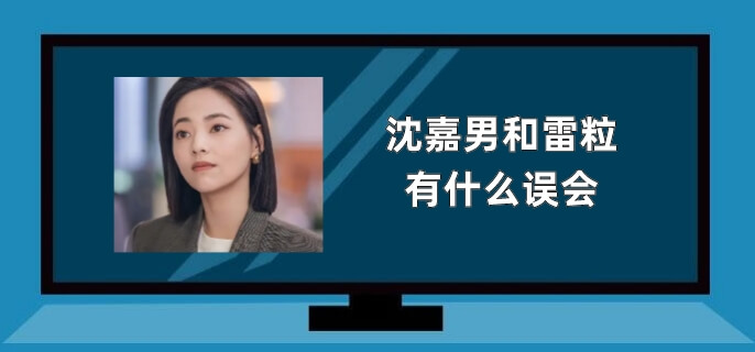 沈嘉男和雷粒有什么误会
