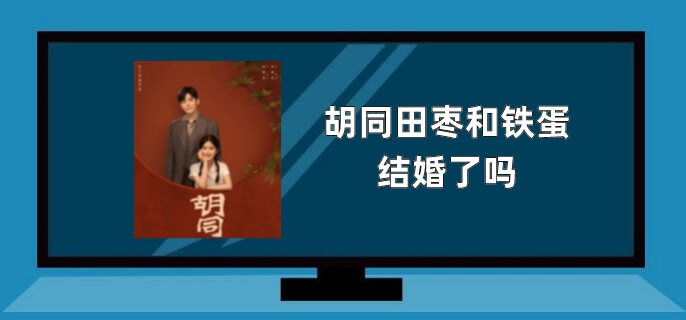 胡同田枣和铁蛋结婚了吗