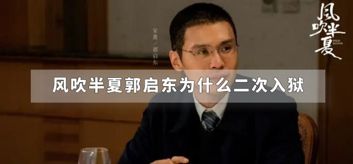 风吹半夏郭启东为什么二次入狱