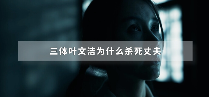 三体叶文洁为什么杀死丈夫