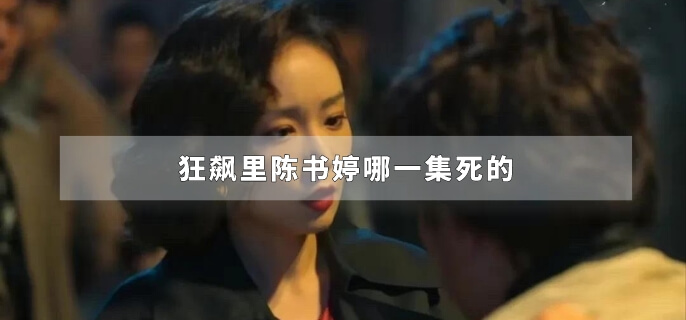 狂飙里陈书婷哪一集死的