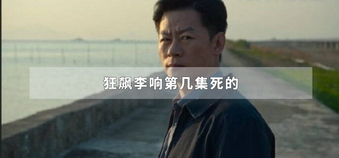 狂飙李响第几集死的