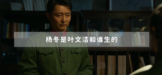 杨冬是叶文洁和谁生的