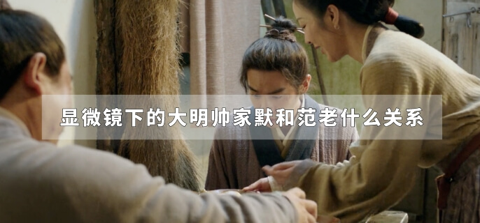 显微镜下的大明帅家默和范老什么关系
