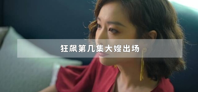 狂飙第几集大嫂出场