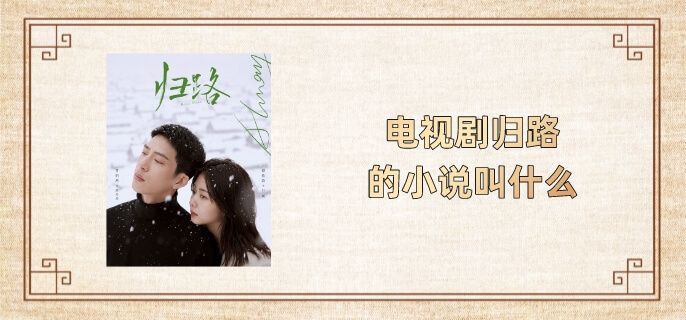 电视剧归路的小说叫什么