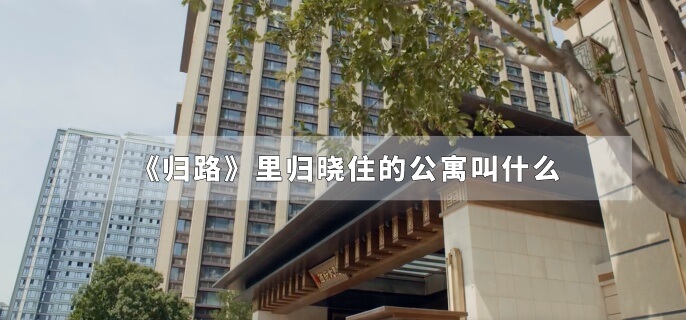 《归路》里归晓住的公寓叫什么