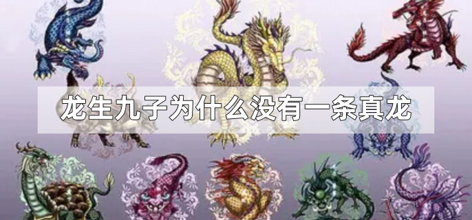 龙生九子为什么没一条真龙