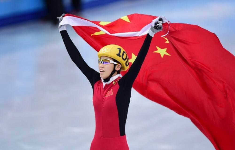 东奥会中国运动员照片图片